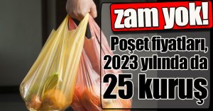 Poşet fiyatları, 2023 yılında da 25 kuruş olacak