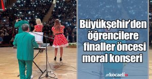 Büyükşehir’den öğrencilere  finaller öncesi moral konseri   