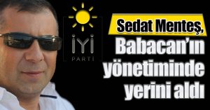 Sedat Menteş, Babacan’ın yönetiminde yerini aldı
