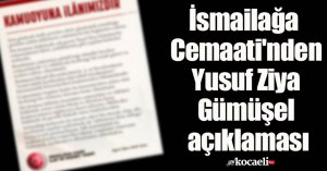 İsmailağa Cemaati'nden Yusuf Ziya Gümüşel açıklaması