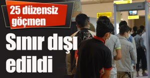 Kocaeli'de 25 düzensiz göçmen sınır dışı edildi