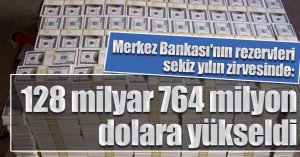 Merkez Bankası'nın rezervleri sekiz yılın zirvesinde: 