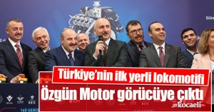 Türkiye’nin ilk yerli lokomotifi Özgün Motor görücüye çıktı