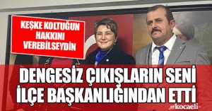 “KEŞKE KOLTUĞUN HAKKINI VEREBİLSEYDİN”