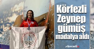 Körfezli Zeynep gümüş madalya aldı