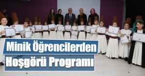 Minik Öğrencilerden Hoşgörü Programı