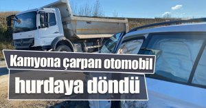  Güneş ışığı gözüne gelen sürücü kaza yaptı: 1 yaralı