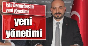 İşte Demirbaş'ın yeni yönetimi