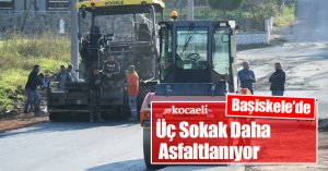 Başiskele’de Üç Sokak Daha Asfaltlanıyor