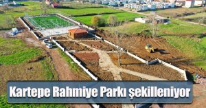 Kartepe Rahmiye Parkı şekilleniyor