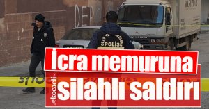İşe gitmek için evinden çıkan icra memuruna silahlı saldırı