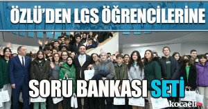 LGS'ye hazırlanan öğrencilere soru bankası seti