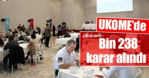 UKOME’de bin 238 karar alındı