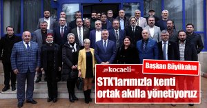 Başkan Büyükakın: STK’larımızla kenti  ortak akılla yönetiyoruz