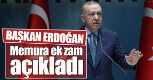 Cumhurbaşkanı Erdoğan'dan önemli açıklamalar: Memura yüzde 25 maaş zammı