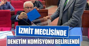 İZMİT MECLİSİNDE DENETİM KOMİSYONU BELİRLENDİ