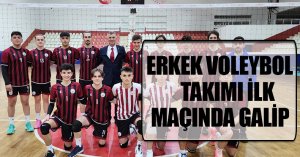 YENİ KURULAN GÖLCÜK BELEDİYESPOR ERKEK VOLEYBOL TAKIMI İLK MAÇINDA GALİP