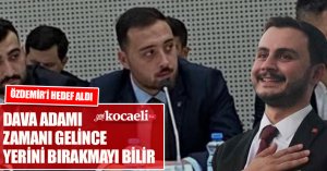 ÖZDEMİR'İ ELEŞTİRDİ