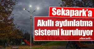 Sekapark’a akıllı aydınlatma sistemi kuruluyor