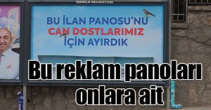 Bu reklam panoları onlara ait