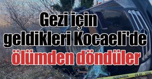 Gezi için geldikleri Kocaeli'de ölümden döndüler: 7 yaralı
