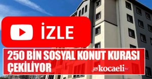 TOKİ İzmit kura çekimi canlı yayın