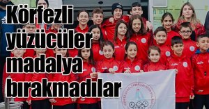 Körfezli yüzücüler madalya bırakmadılar