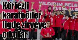 Körfezli karateciler ligde zirveye çıktılar