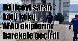 Kocaeli’de iki ilçeyi saran kötü koku, AFAD ekiplerini harekete geçirdi
