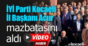 Acur mazbatayı aldı