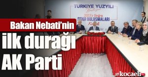 Bakan Nebati'nin ilk durağı AK Parti