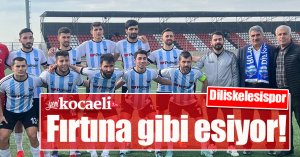 Diliskelesispor fırtına gibi esiyor! 