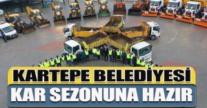 KARTEPE BELEDİYESİ KAR SEZONUNA HAZIR