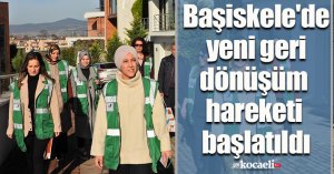Başiskele'de yeni geri dönüşüm hareketi başlatıldı