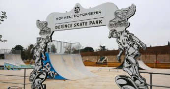 Artık Derinceli gençlerin de skate parkı var