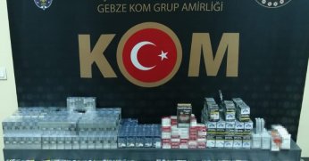 Kocaeli'de 3 bin 109 paket kaçak sigara ele geçirildi