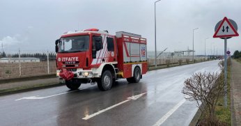 Hyundai'de çıkan yangın ekipleri harekete geçirdi