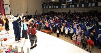 Başiskeleli Çocukların Yarıyıl Tatilinde Tiyatro Keyfi