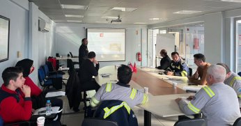 İtfaiyeden Omsan Lojistik personeline eğitim