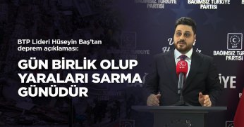 Hüseyin Baş: Gün birlik olma, beraber olup yaraları sarma günü