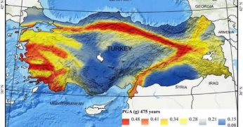 Türkiye 3 metre hareket etti