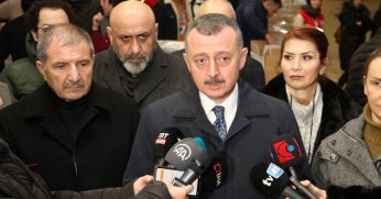 Başkan Büyükakın: 85 araç ve 372 personelle afet bölgesindeyiz