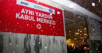 Ayni Yardım Merkezi’nde deprem bölgesine 60 TIR yardım gönderildi