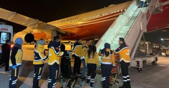  60 yaralı Cumhurbaşkanlığı uçağı ile Ankara’ya getirildi