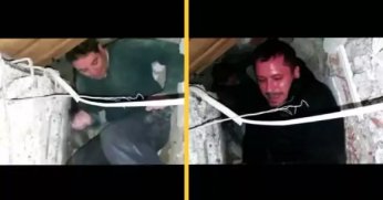 AK Partili Vekil, deprem enkazından 3 çocuk babası vatandaşı kurtardı!