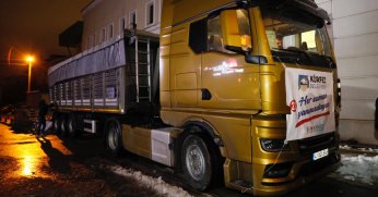 Körfez’den 25. tır bölgeye gönderildi