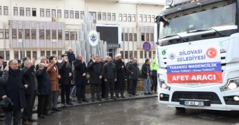 Başkan Şayir, 65 kişilik ekiple deprem bölgesinde