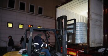 25'inci yardım tırı Körfez'den yola çıktı