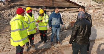 İMO Üyesi 38 İnşaat Mühendisi Hasar tespit Çalışmalarına katılacak.