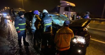 Hatay'dan İstanbul'a giden depremzede aile kaza yaptı: 1'i bebek 9 yaralı